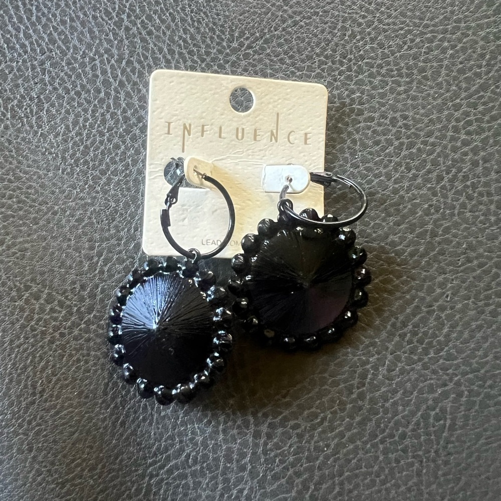 Influence Iridescent Hoop Earrings - Picture 2 of 2